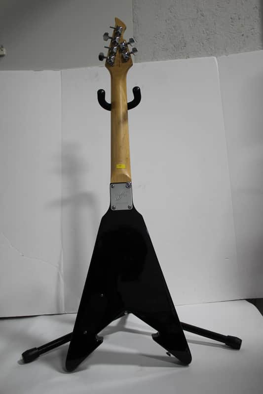 First Act ME276 Mini Flying V Electric Guitar Black | Reverb