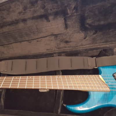 Dingwall Zebra-1 6 String Electric Bass Sheldon Dingwall 2002 - Whalepool Blue image 4