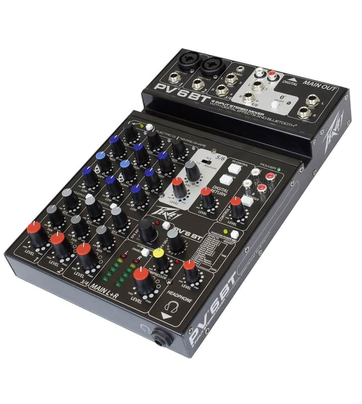 Peavey PV6 BT Mixer With Bluetooth image 1
