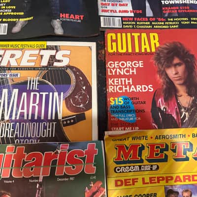 14 vintage Guitar Magazines image 2