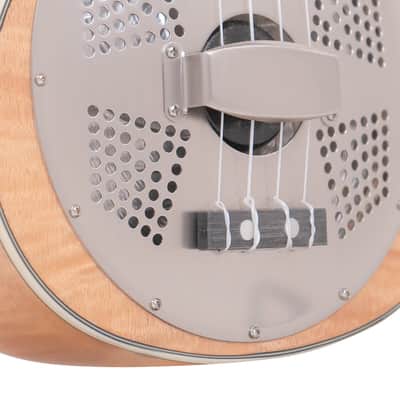 Gold Tone ResoMaple Concert-Scale Curly Maple Resonator Ukulele with Gig Bag image 3