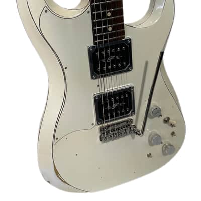 Fiam Guitars Mirari F5 2022 Aged White over Gold, by past Ronin luthier Izzy Lugo (Authorized Fiam Dealer) image 7