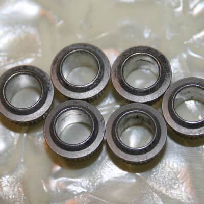 1960's- 70's Fender String bushings Light Patina 1960's-70's Silver image 2