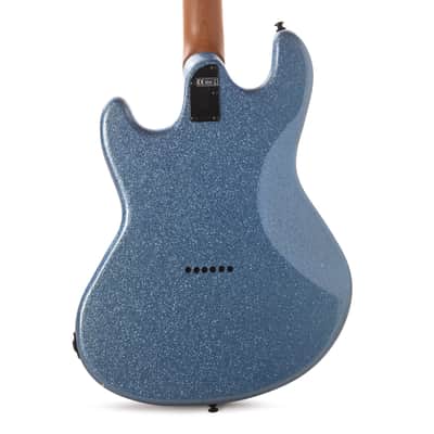 Sterling by Music Man Fluff Artist Series StingRay Guitar Amana Boat Blue image 3