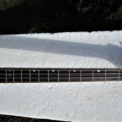 Beatle Bass Copy, 1960's, Japan, Scroll Headstock, Sunburst, Case image 11