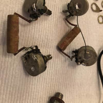 Gibson Vintage 1954 Les Paul Standard wiring harness - pots, caps, switch, jack 1954 image 18