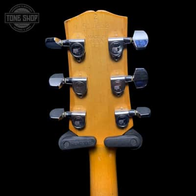 Vintage 1975 Gibson L6S Midnight Black w/Changed Tuners w/OHSC TFW3654 image 4