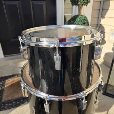 Sonor Phonic 13 inch tom drum 1975 - Black image 4