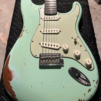 Fender Custom Shop Reissue 60’s Heavy Relic Strat 2019 - Surf Green image 2