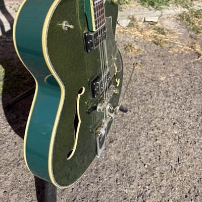Carlo Robelli CRB1955 Peerless Gretsch 3131 Falcon Club Gigmaster Custom Paint 2010 - Color Shifting Metal Flakes image 7