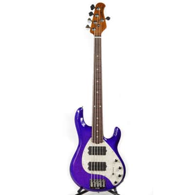 Ernie Ball Music Man StingRay 5HH Special - Violet Sparkle Burst - K09686 image 2
