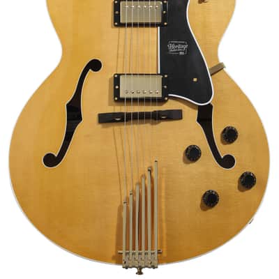 Heritage Standard Eagle Classic Hollowbody Electric Guitar - Antique Natural image 3