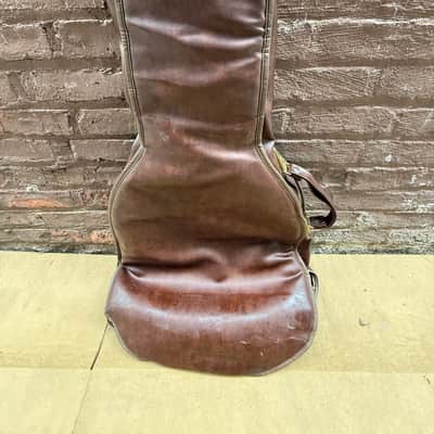 Vintage Simg Brown Acoustic Guitar Gig Bag Soft Case – For Parts/Repair image 7