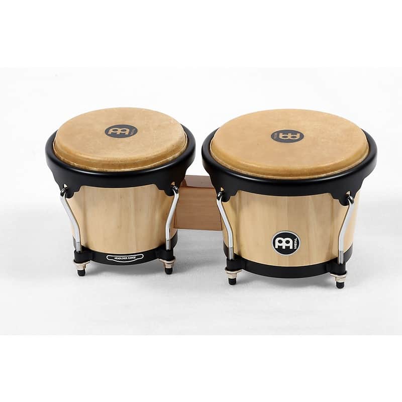 MEINL Headliner Series Wood Bongos Regular Natural image 1