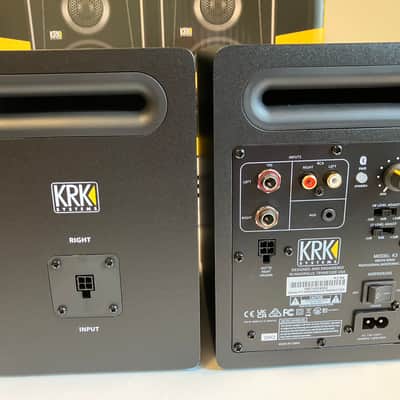 KRK Kreate 3 Active Studio Monitors - Pair 2025 - Present - Black / Yellow image 3