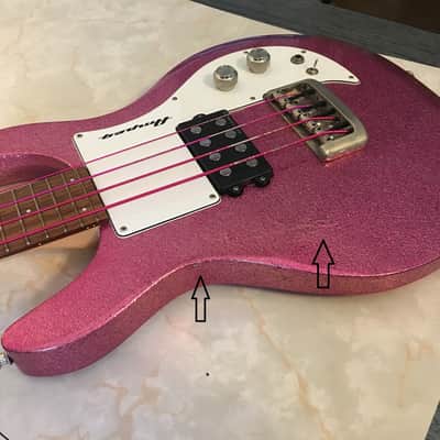 1999 Ampeg AMB1 Dan Armstrong Style Bass Guitar image 15