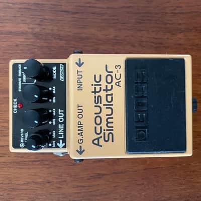 Vintage Boss AC-3 Acoustic Simulator (Dark Gray Label) 2006 - Present - Yellow image 2