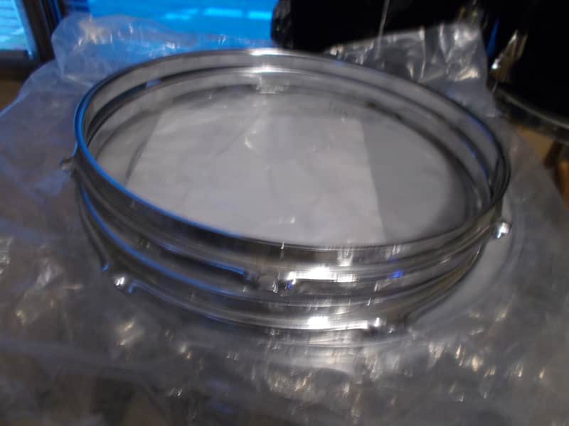 2 TAMA GRANSTAR 12 INCH 2.3 TOM RIMS 6 HOLE HOOPS NR image 1