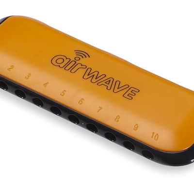Suzuki Airwave Harmonica Easy-to-Hold Easy-to-Play Standard 10-Hole Diatonic Key of C Harmonica ORANGE w/incl Instruction Booklet Pro-Quality Brass Reeds Super-Comfortable Resin Formed Body ALL AGES image 1