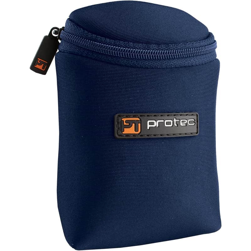 Protec N219BX Neoprene 3-Piece Trumpet Mouthpiece Pouch - Blue image 1