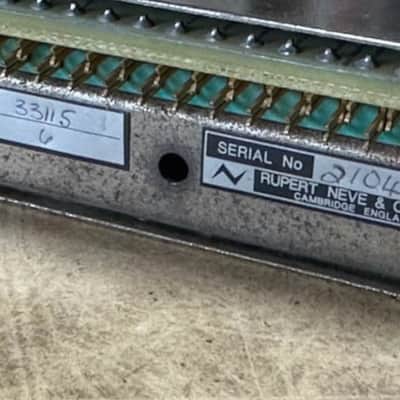 Neve 33115 Preamp/EQ Module - Serviced & Re-capped - w/Rack - Plug & Play - Classic! image 6