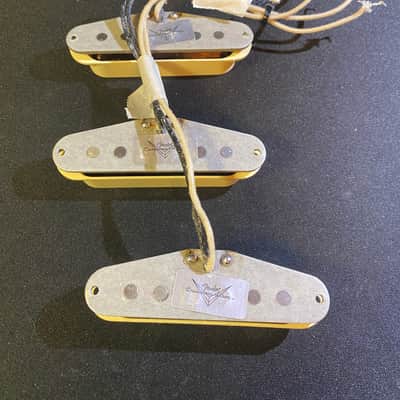 Fender Custom Shop '69 Stratocaster Pickup Set 2020s - Aged White image 1