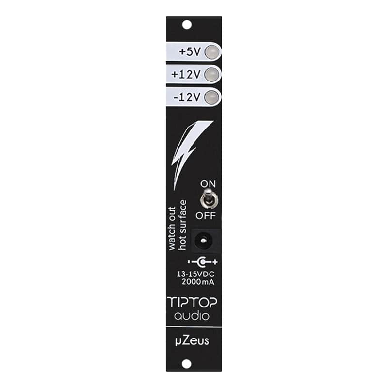 TipTop Audio uZeus Eurorack Power Supply Module (Black) image 1
