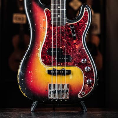 1966 Fender Precision Bass sunburst image 1