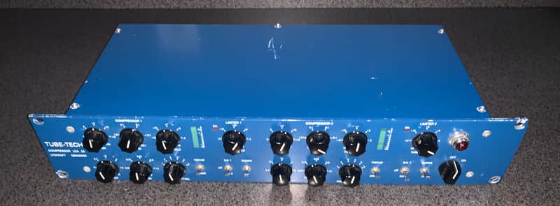 Tube-Tech LCA 2A Dual Channel Tube VCA Compressor / Limiter 2010s - Blue image 1