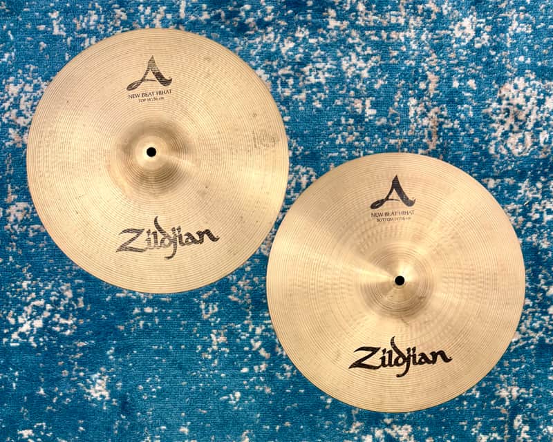 Don't pay £400+!! 14" Zildjian A NEW BEAT Hihats 932g 1374g image 1