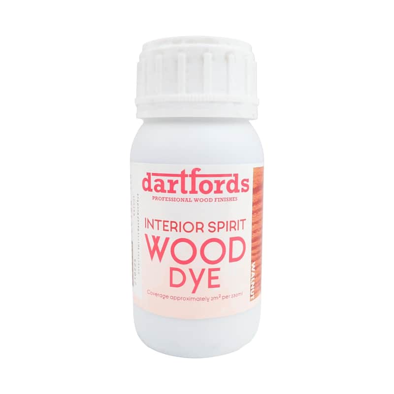 dartfords Walnut Interior Spirit Based Wood Dye 230ml | Reverb UK