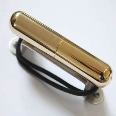 Artec Lipstick Tube Single Coil Pickups Set in Gold image 2