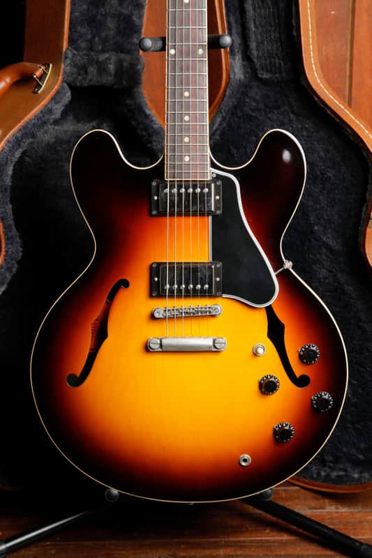 Gibson ES-335 Semi-Hollow Electric Guitar Vintage Sunburst 2014 Pre-Owned image 1