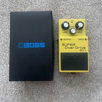 Boss SD-1 Super OverDrive (Silver Label) 1997 - Present - Yellow image 1