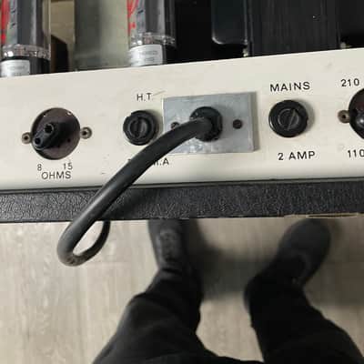 Laney pre supergroup all tube lead head rare 60s - grey rare image 11