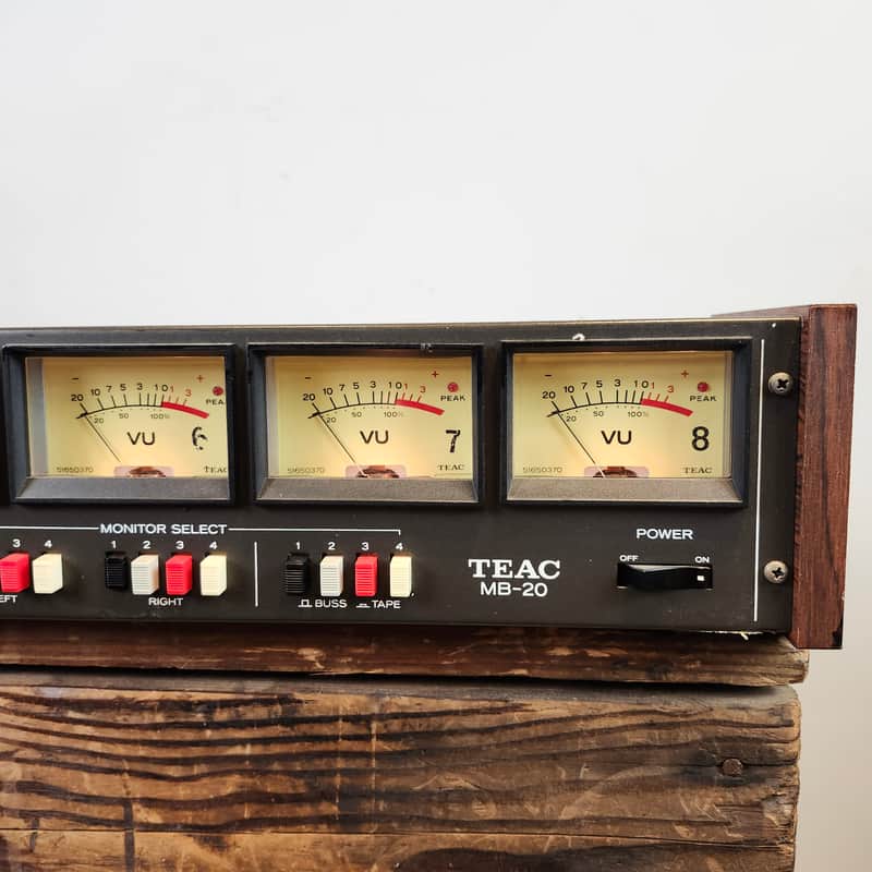 TEAC MB-20 VU Meter Bridge (Pair) - Vintage | Reverb