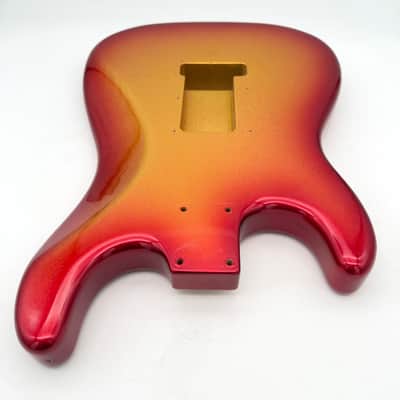 Warmoth Stratocaster Body Alder Sparkle Burst bb545 image 7