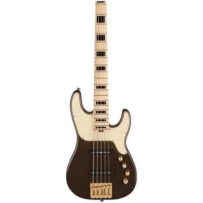 Jackson Adam Blackstone Gladys Pro Series Signature 5-String Right-Handed Concert Bass Guitar with Maple Fingerboard (Black Stone) image 5