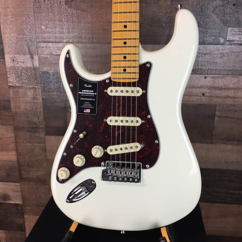 Fender American Professional II Stratocaster, LEFT HANDED, Olympic White, Hard Case, Free Ship, 606 image 1