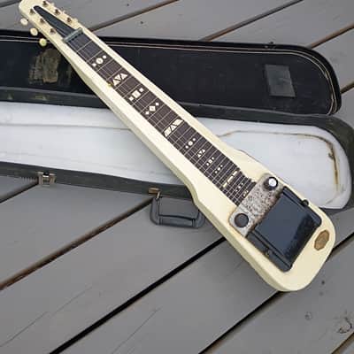 Supro Lap Steel 1959 - White image 7