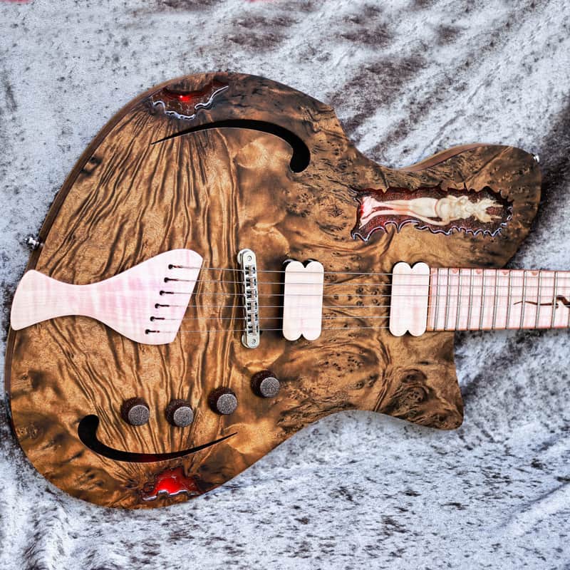 GB Liuteria Custom Boutique Lilith 6 string The Forbidden One edition image 1