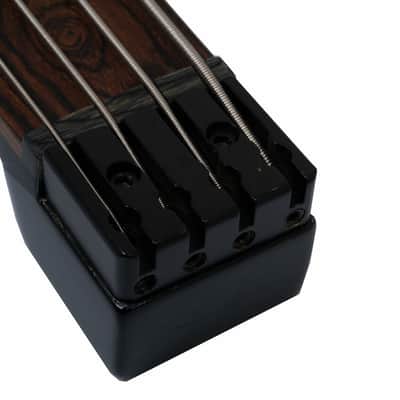 Muckelroy Custom Doubleneck Headless Bass 6-string Fretless 4-string Fretted 2016 Black *Video* image 9