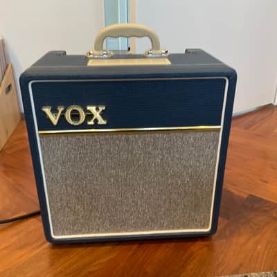 Vox AC4C1-BL Limited Edition 4-Watt 1x10" Guitar Combo 2012 - Blue with Tygon Cloth image 1