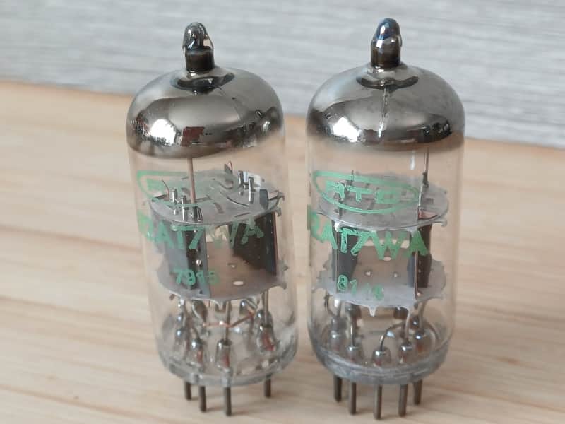Very rare 70's NOS RTC Philips Mullard 12AT7WA special quality ecc81 12at7 like M8137 best pro audio tube preamp... image 1