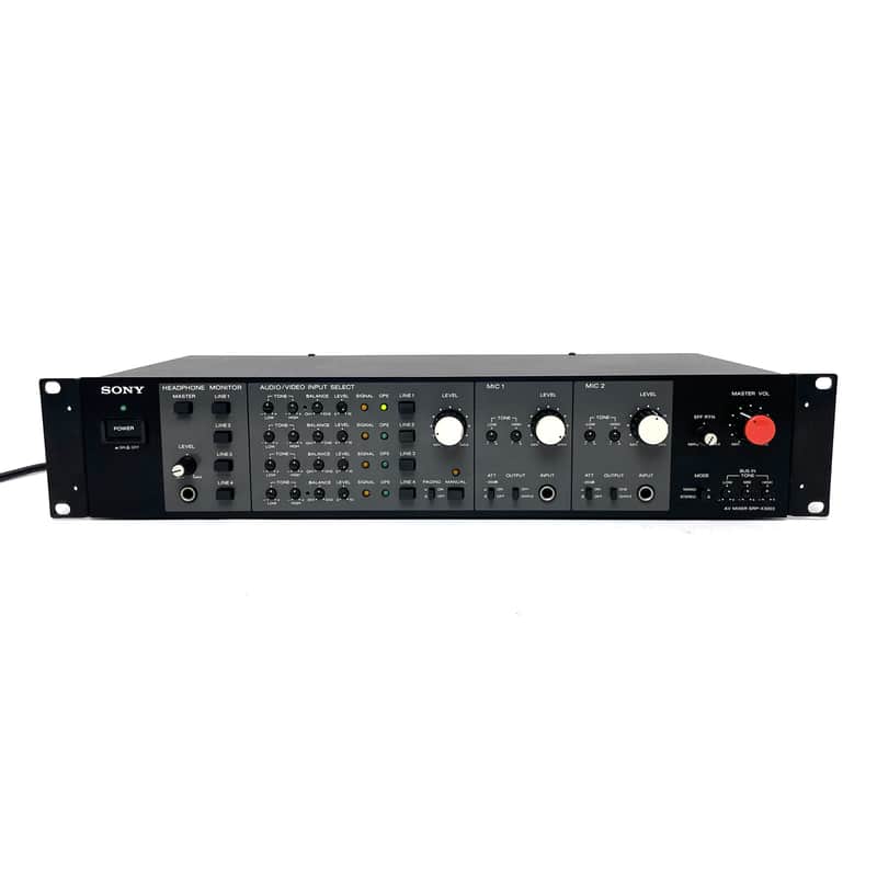 Sony SRP-X3003 6 channel mixer with EQ, 2 microphone preamps Made in Japan Worldwide Shipment image 1