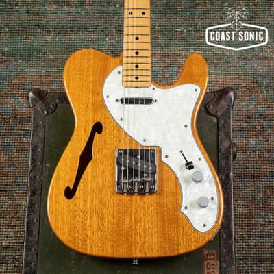 1977 Aria Pro II "Backaroo" TE-500 Thinline Telecaster Made in Japan Matsumoku w/case image 5