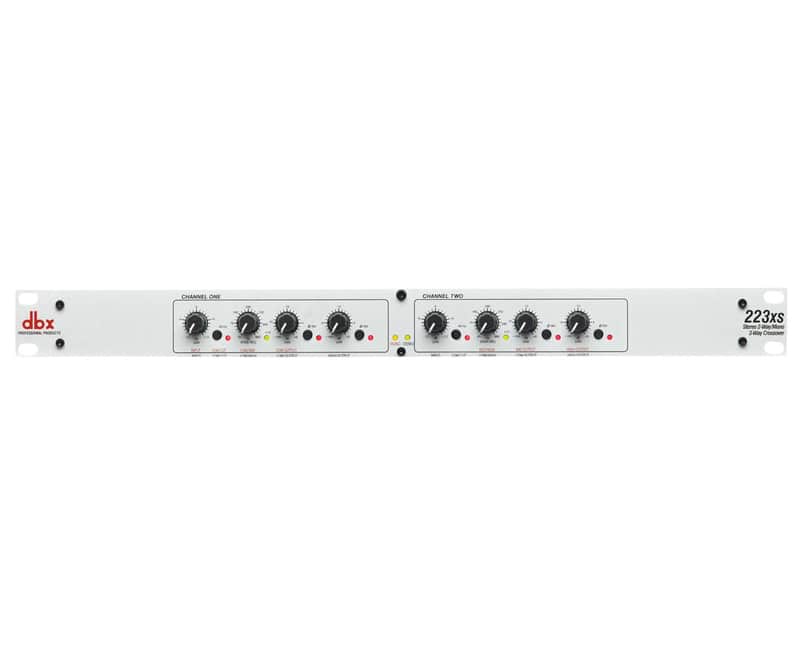 DBX 223xs Stereo 2-Way/Mono 3-Way Crossover w/ XLR & Mono Sum Subwoofer Sub Out image 1