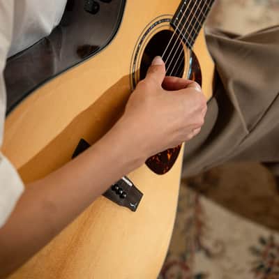 Cort GOLDMC6NAT Gold Series Torrefied Solid Sitka Spruce Top Modern Concert Body 6-String Acoustic-Electric Guitar w/Premium Gig Bag image 9