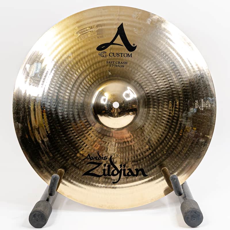 Zildjian 17" A Custom Fast Crash Cymbal - 1100g - Used image 1