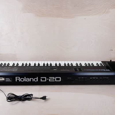 Roland D-20 61-Key Multi-Timbral Linear Synthesizer / Multitrack Sequencer Black 100V 1988 Made in Japan MIJ image 6